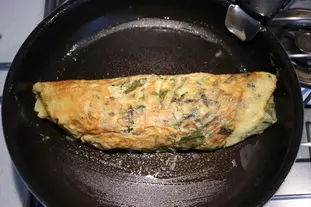 Omelette à l'oseille : Photo de l'étape 9