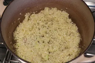 Risotto au curcuma : Photo de l'étape 4