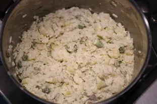 Riz crémeux aux asperges vertes et à l'oseille : Photo de l'étape 5