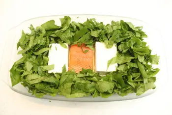 Pâtes à la feta, saumon, tomates cerises et épinards d'Erika : Étape 6