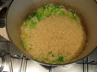 Risotto crémeux aux petits légumes : Photo de l'étape 14