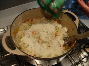 Risotto crémeux aux petits légumes : Photo de l'étape 22