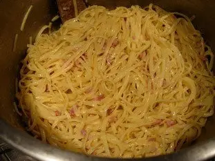Spaghetti Carbonara : etape 25