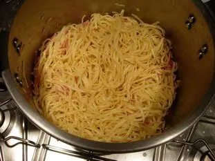 Spaghetti Carbonara : Photo de l'étape 4