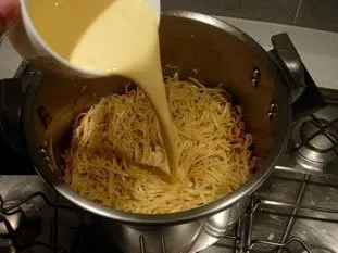 Spaghetti Carbonara : Photo de l'étape 5