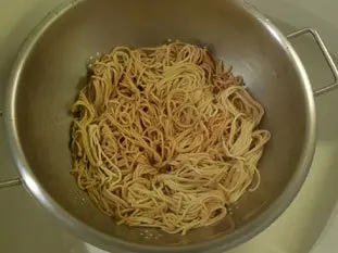 Spaghetti aux champignons : Photo de l'étape 6