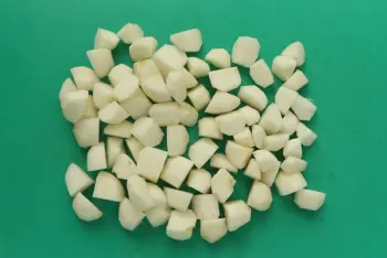 Riz sauté aux navets et petits pois nouveaux