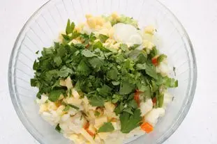 Salade tiède de chou-fleur aux 2 fromages : etape 25