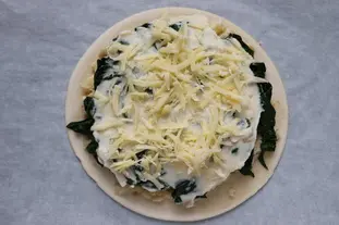 Tarte fine aux épinards et pommes de terre : Photo de l'étape 7