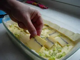Tarte filo-poireaux-fromage : etape 25