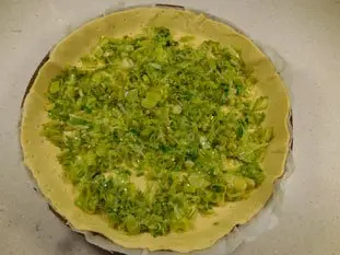 Tarte poireaux-thon frais : Photo de l'étape 7