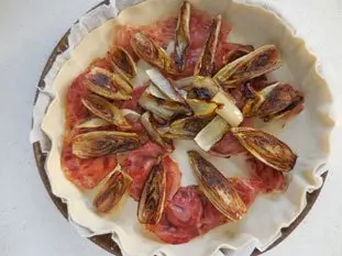 Tarte fine aux endives : Photo de l'étape 5