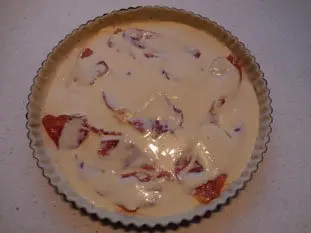 Tarte fine aux échalotes confites : Photo de l'étape 10