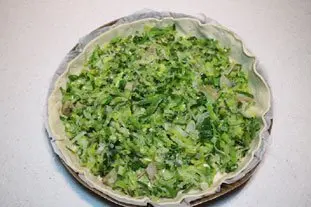 Fine tarte poireaux-artichauts à la piémontaise : Photo de l'étape 9