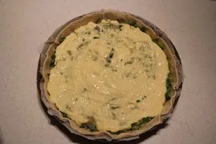 Fine tarte poireaux-artichauts à la piémontaise : Photo de l'étape 10