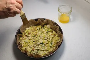 Tarte bretonne champignons et poireaux : Photo de l'étape 11