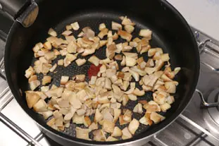 Tarte bretonne champignons et poireaux