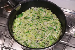 Tarte bretonne champignons et poireaux : Photo de l'étape 6