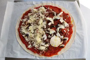 Pizza feuilletée express : Photo de l'étape 6