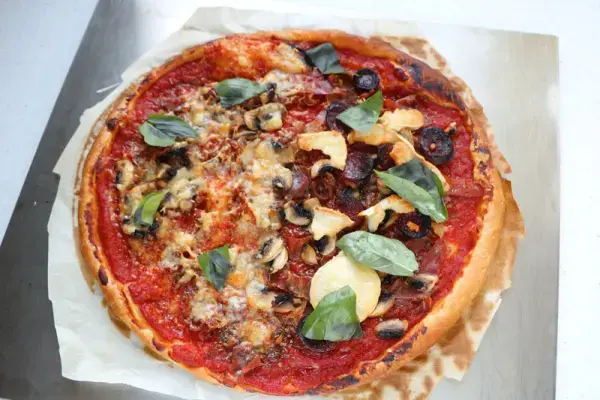 Pizza feuilletée express