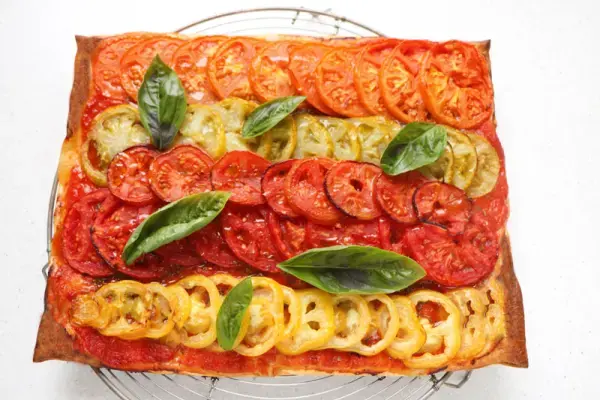 Tarte fine multi-tomates