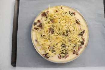 Quiche à l'oseille et pommes de terre