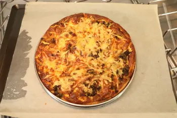 Quiche à l'oseille et pommes de terre