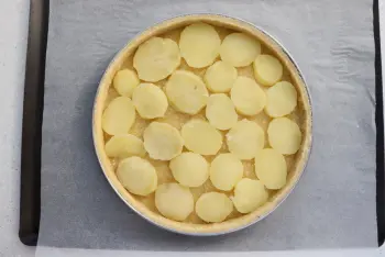 Quiche à l'oseille et pommes de terre