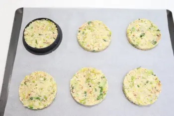 Galette de semoule aux poireaux : Étape 8