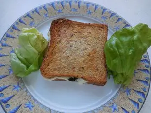 Croque-monsieur aux épinards : Photo de l'étape 8