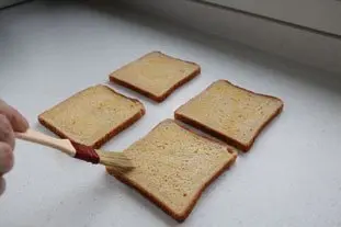 Grilled cheese : Photo de l'étape 2