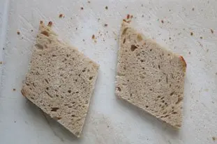 Tartines aux blancs de poireaux et oeuf mollet : Photo de l'étape 2