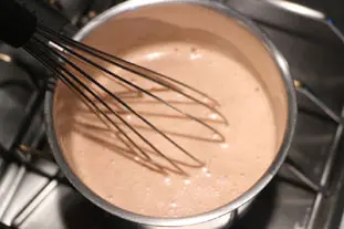 Crème maïzena au chocolat