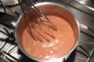 Crème maïzena au chocolat : Photo de l'étape 4