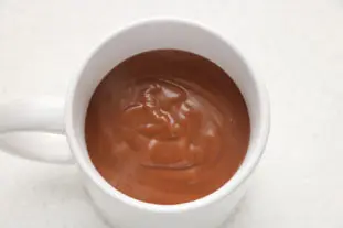 Crème maïzena au chocolat