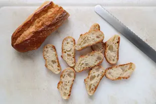 Mini toasts fromage et moutarde : Photo de l'étape 4