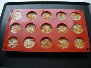 Petites omelettes aux légumes : Photo de l'étape 13