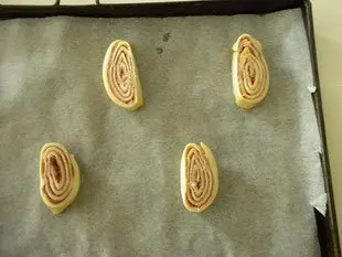Feuilletés au jambon "En escargot" : Photo de l'étape 8