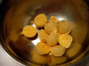 Oeufs mimosa : Photo de l'étape 4