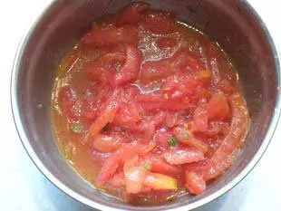 Terrine de tomates aux fromages frais : Photo de l'étape 3