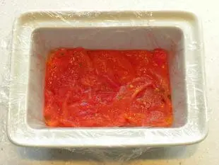 Terrine de tomates aux fromages frais : Photo de l'étape 8