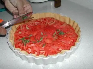 Tarte aux tomates : Photo de l'étape 7
