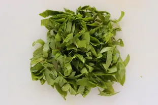 Crème d'avocat à l'oseille : Photo de l'étape 3