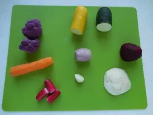 Tartare de légumes : Photo de l'étape 1