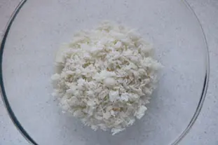Salade de riz et épinards frais : Photo de l'étape 1
