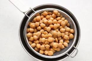 Salade de pois chiche à la libanaise : Photo de l'étape 1