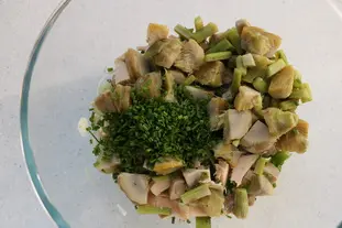 Salade d'avocat, artichaut et poulet : Photo de l'étape 5