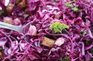 Salade de chou rouge de Nanou : Photo de l'étape 6
