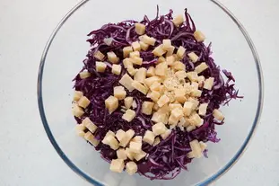 Salade de chou rouge de Nanou : Photo de l'étape 2
