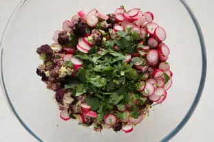 Salade d'endives et brocoli du Cap